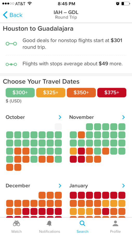flight pricetracker history flight pricetracker history